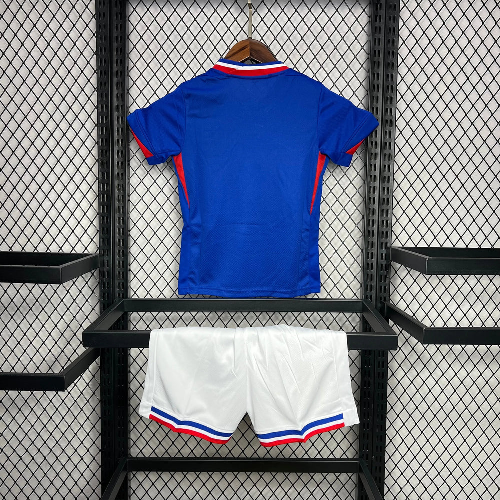 Conjunto Infantil Seleção França I 24/25 Azul Nike