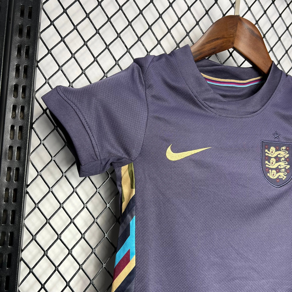 Conjunto Infantil Seleção Inglaterra II 24/25 Roxo Nike