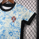 Conjunto Infantil Seleção Portugal II 24/25 Azul e Branca