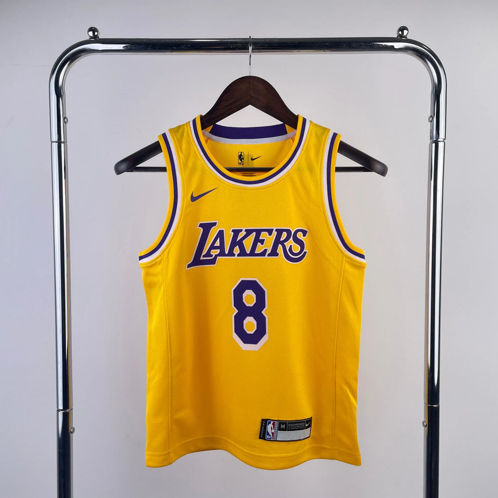 Regata Infantil Los Angeles Lakers Swingman Icon Edition Amarela Nike