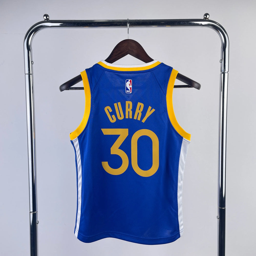 Regata Infantil Golden State Warriors Swingman Icon Edition Azul Nike
