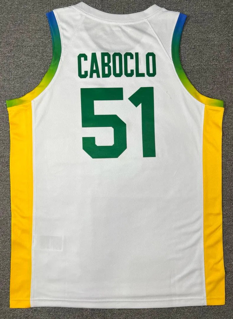 Regata Seleção Brasileira de Basquete 2024 Branca Nike
