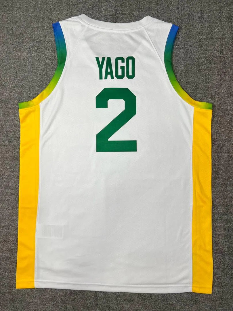 Regata Seleção Brasileira de Basquete 2024 Branca Nike