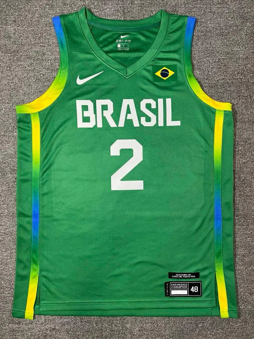Regata Seleção Brasileira de Basquete 2024 Verde Nike