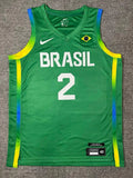Regata Seleção Brasileira de Basquete Olimpíadas 2024 Verde