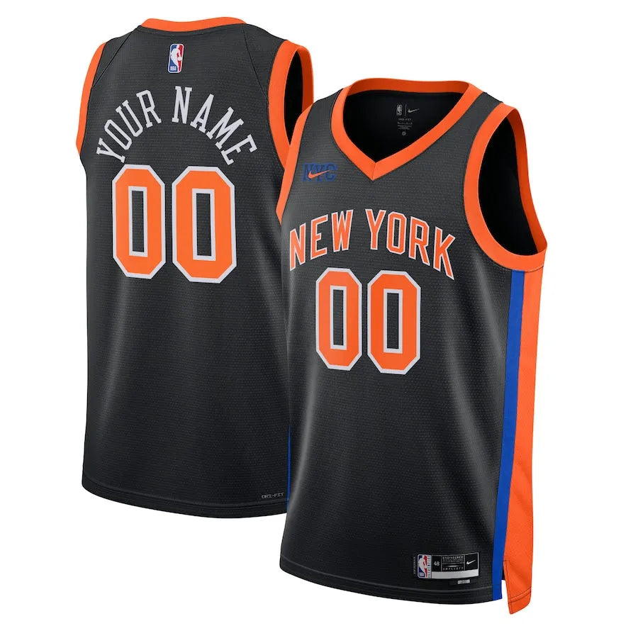 Regata New York Knicks Swingman City Edition 22/23 Preta Masculina Nike