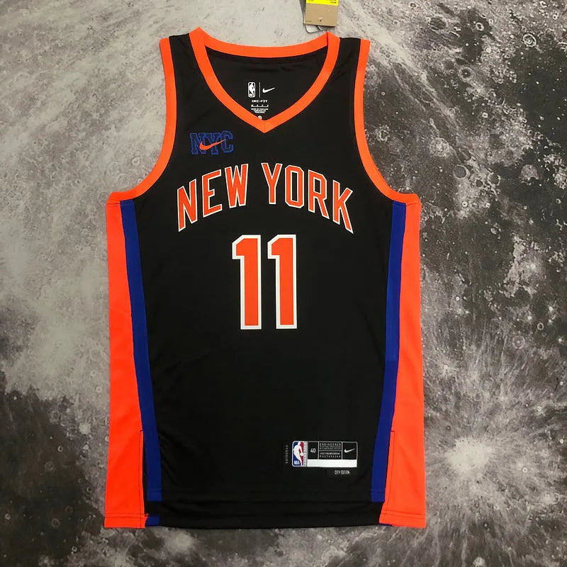 Regata New York Knicks Swingman City Edition 22/23 Preta Masculina Nike