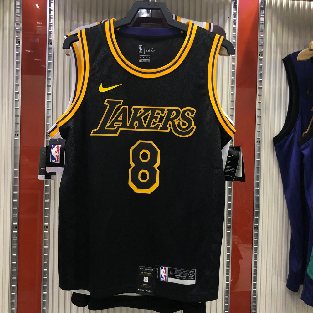 Regata Los Angeles Lakers Edição Black Mamba Preta Nike