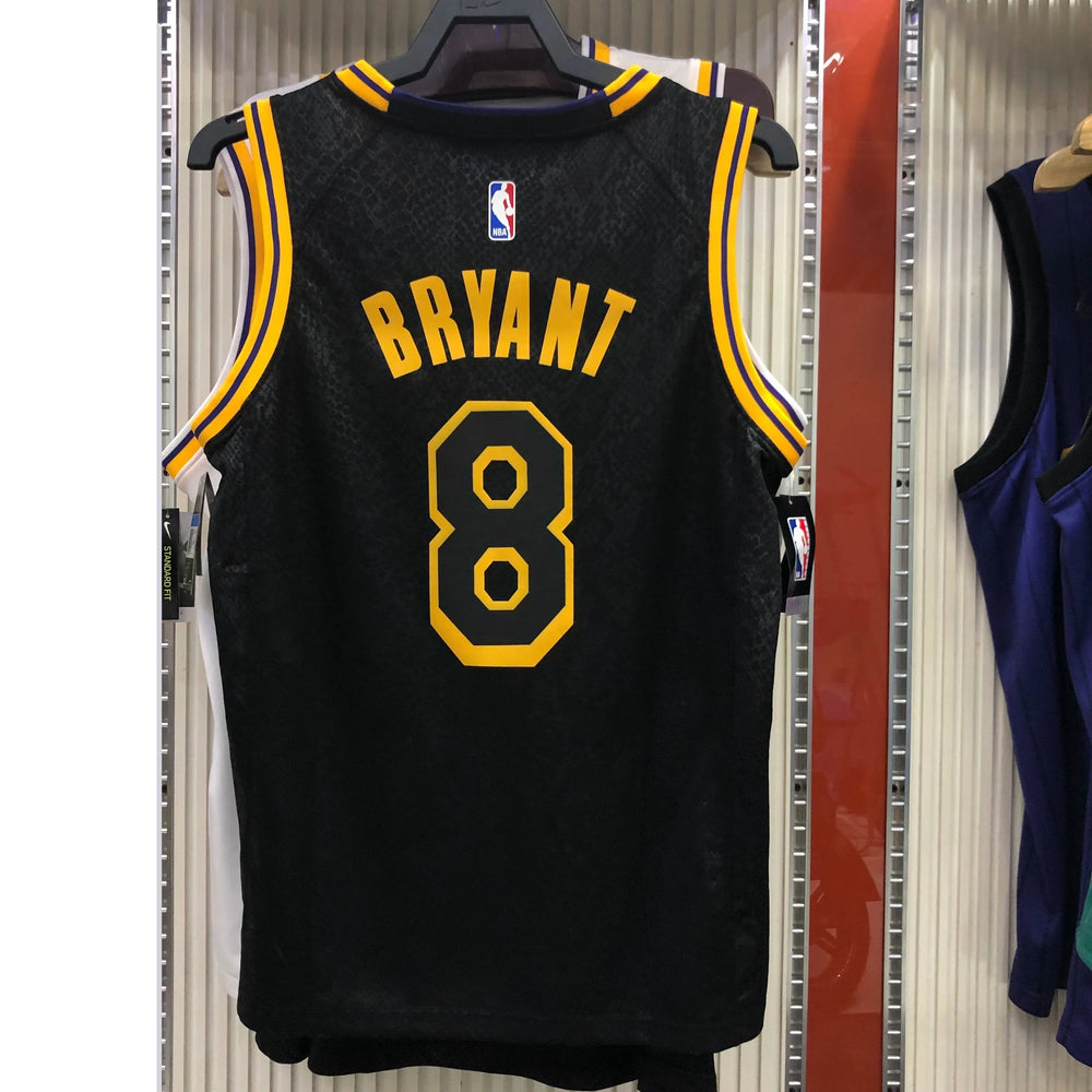 Regata Los Angeles Lakers Edição Black Mamba Preta Kobe Bryant #8