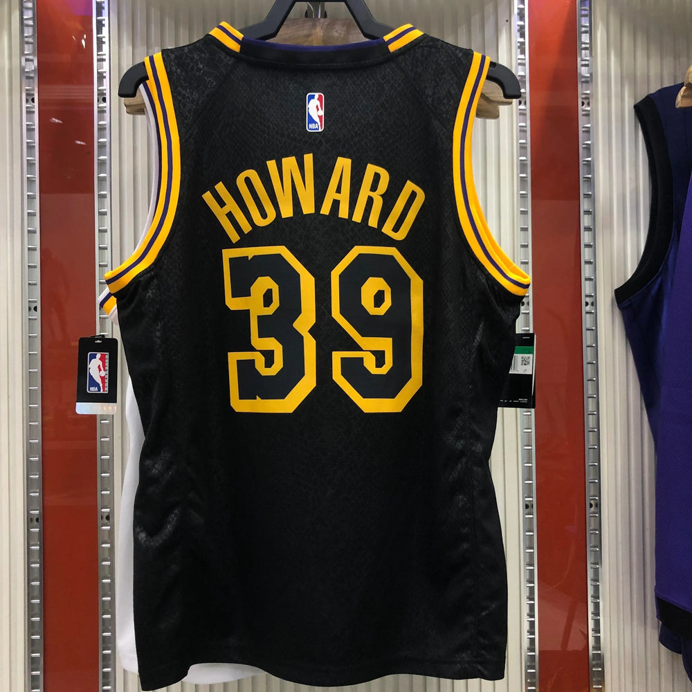 Regata Los Angeles Lakers Edição Black Mamba Preta Dwigth Howard #39 Não Personalizar