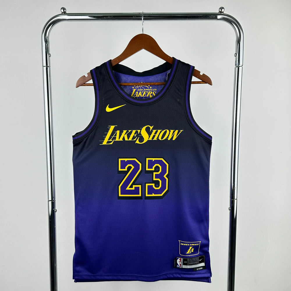 Regata Los Angeles Lakers Swingman City Edition 24/25 Roxa Nike