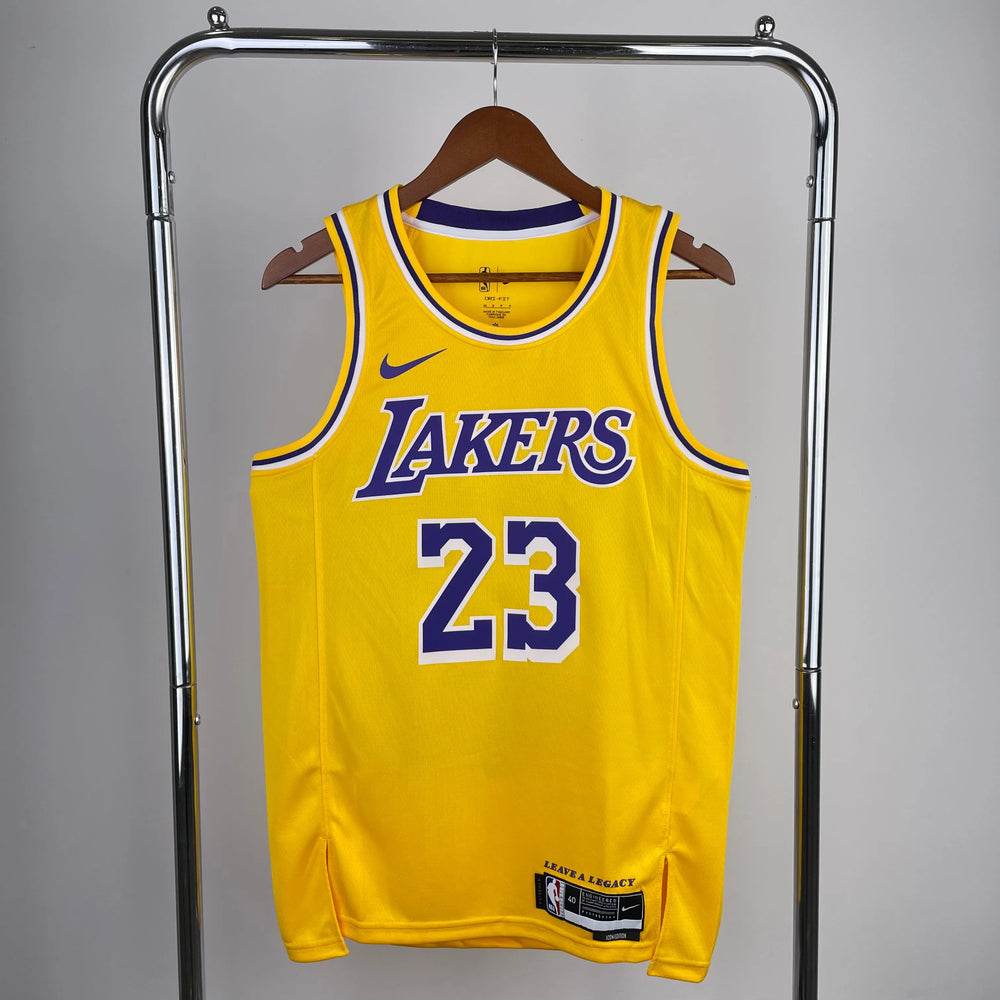 Regata Los Angeles Lakers Swingman Icon Edition 24/25 Amarela Masculina Nike