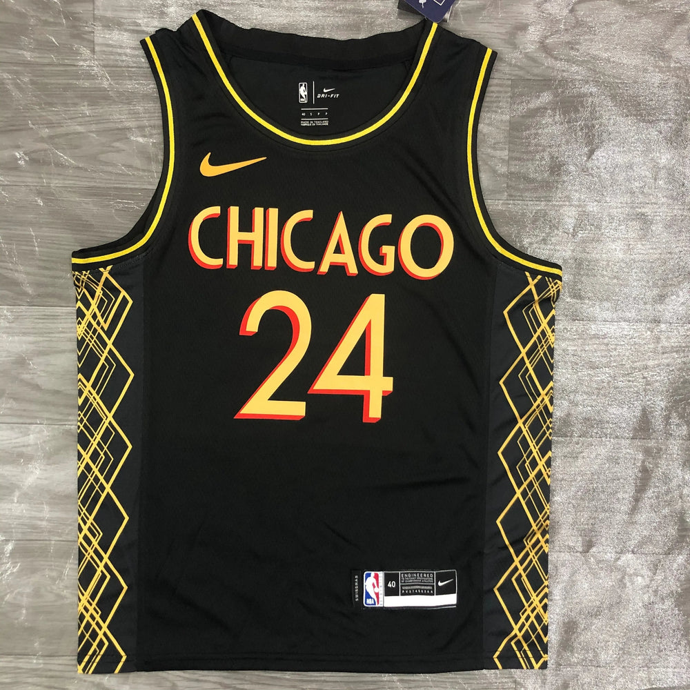 Regata Chicago Bulls Swingman City Edition 2020/2021 Preta Nike