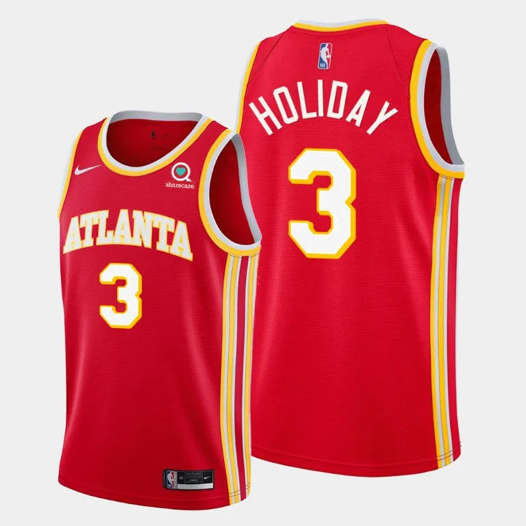 Regata Atlanta Hawks Swingman Icon Edition 23/24 Vermelha Masculina Nike