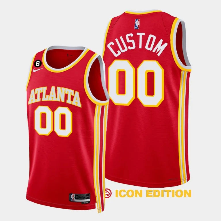 Regata Atlanta Hawks Swingman Icon Edition 23/24 Vermelha Masculina Nike