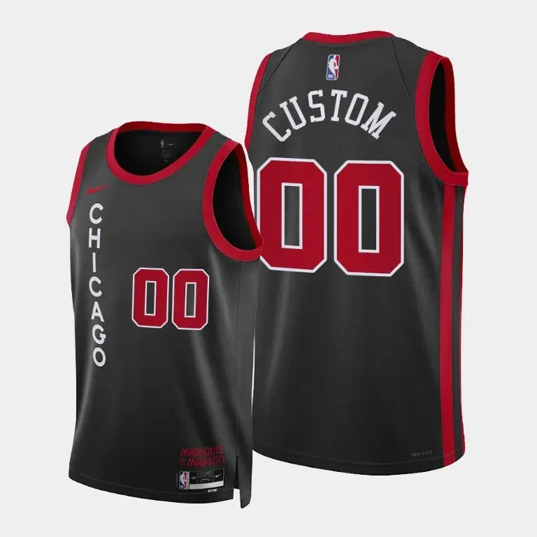 Regata Chicago Bulls Swingman City Edition 23/24 Preta Masculina Nike