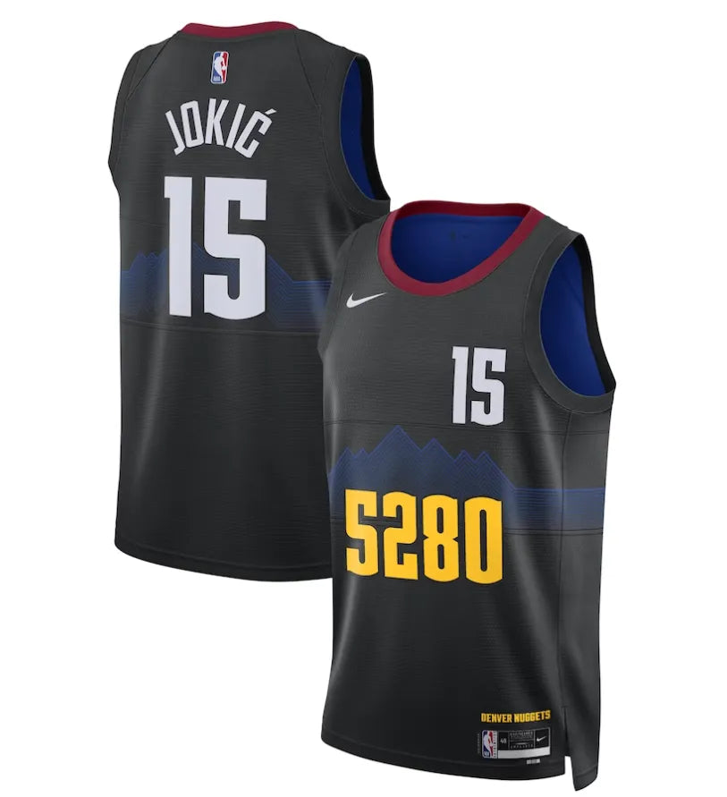 Regata Denver Nuggets Swingman City Edition 23/24 Azul Masculina Nike