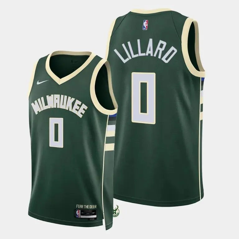 Regata Milwaukee Bucks Swingman Icon Edition 23/24 Verde Masculina Nike