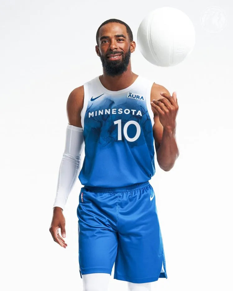 Regata Minnesota Timberwolves Swingman City Edition 23/24 Azul Masculina