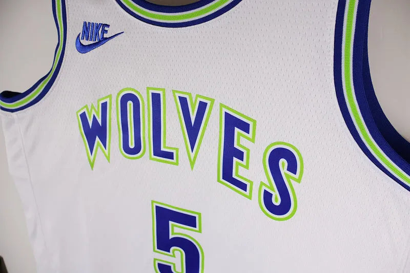 Regata Minnesota Timberwolves Swingman Classic Edition 23/24 Branca Masculina Nike