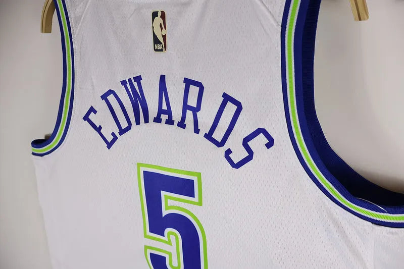 Regata Minnesota Timberwolves Swingman Classic Edition 23/24 Branca Masculina Nike