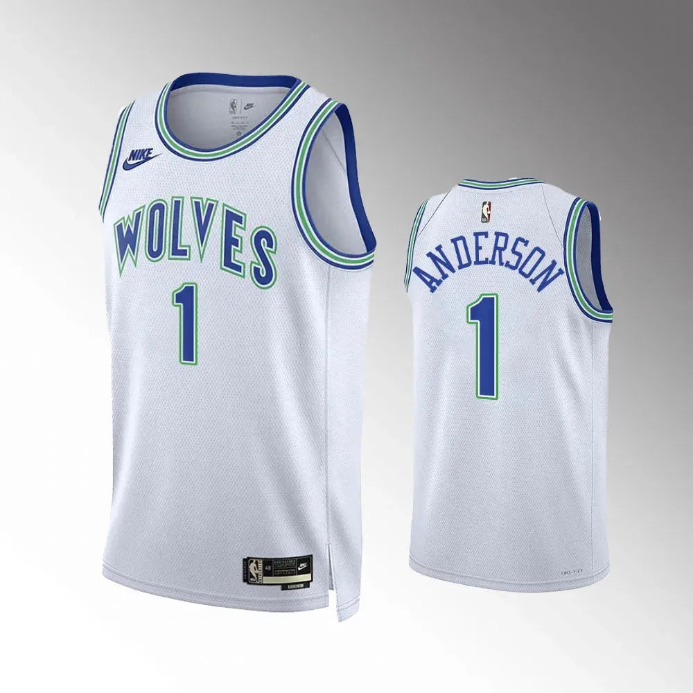 Regata Minnesota Timberwolves Swingman Classic Edition 23/24 Branca Masculina Nike