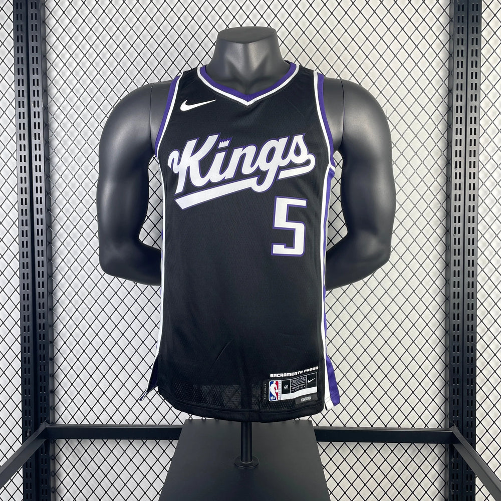 Regata Sacramento Kings Swingman Icon Edition 23/24 Preta Masculina Nike