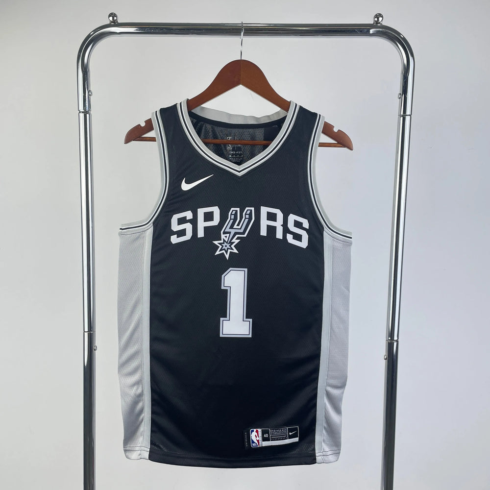 Regata San Antonio Spurs Swingman Icon Edition 23/24 Preta Masculina Nike