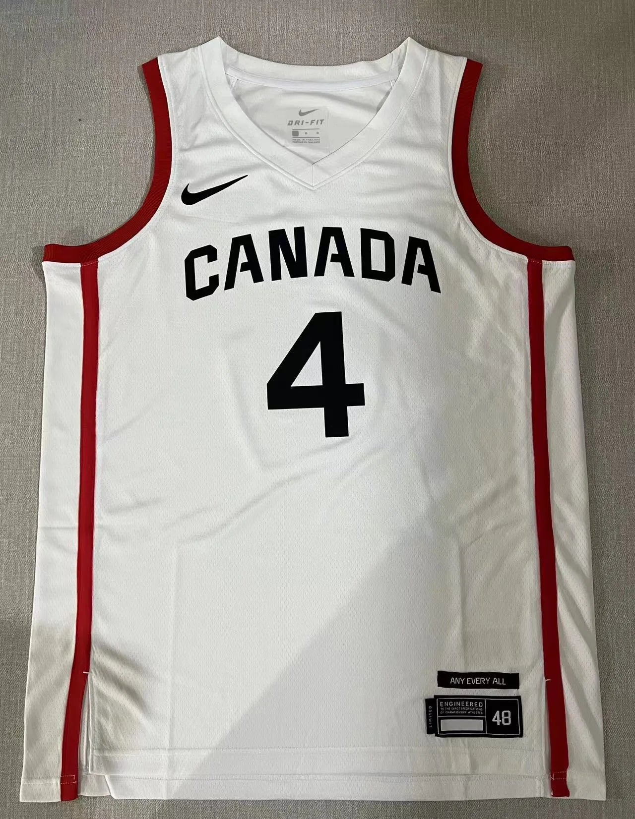 Regata Seleção Canadá Olimpíadas 2024 Branca