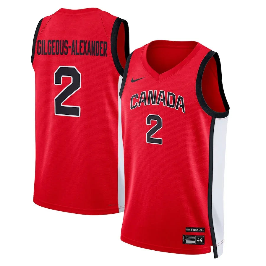 Regata Seleção Canadá Olimpíadas 2024 Vermelha Nike