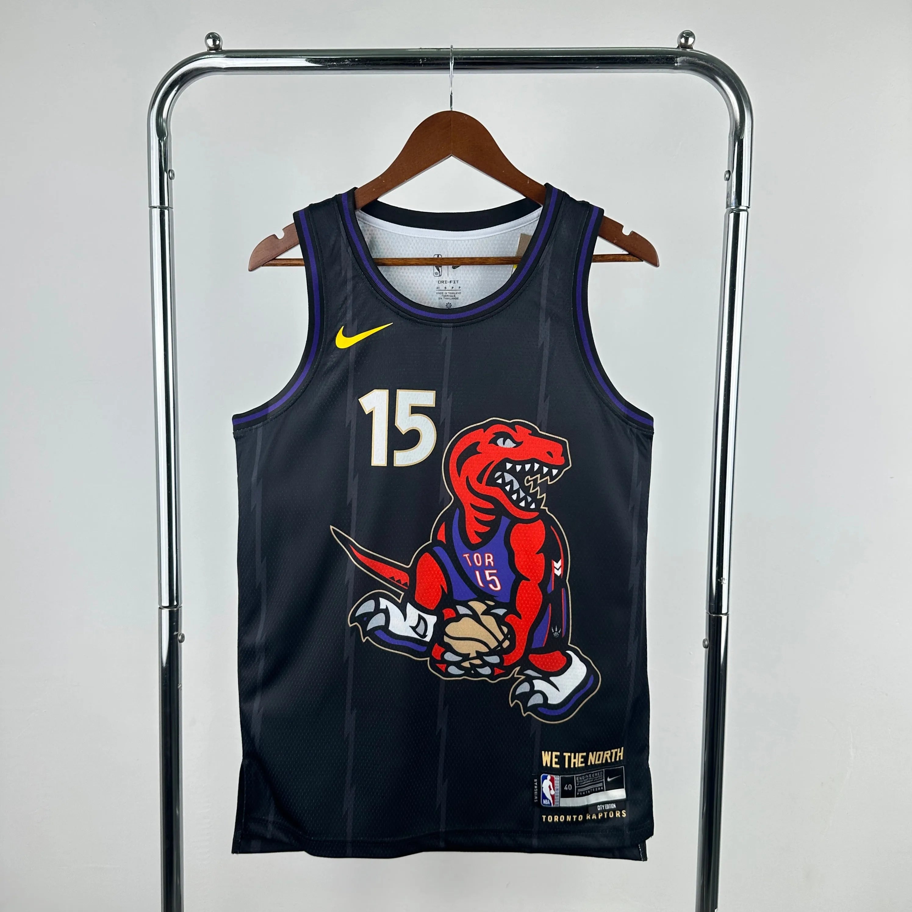 Regata Toronto Raptors Swingman City Edition 24/25 Preta