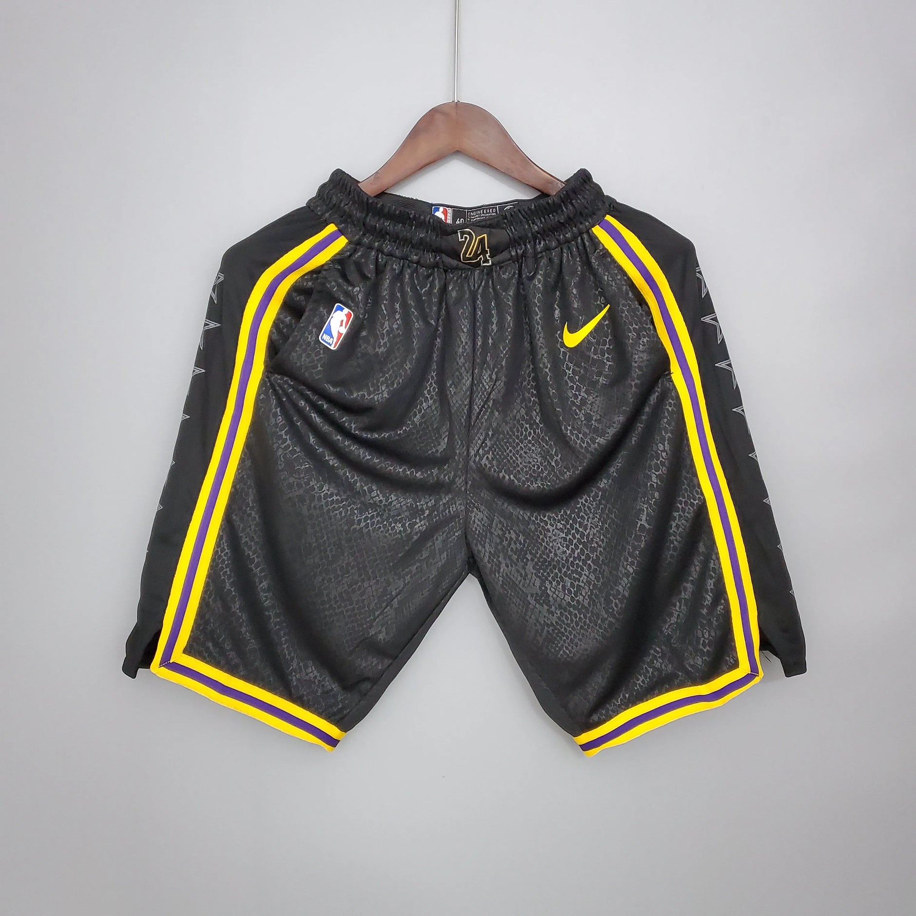 Short NBA Los Angeles Lakers Black Mamba 20/21 Preto Masculino