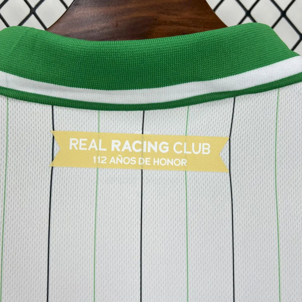 Camisa Real Racing Club de Santander 112 Anos Branca Masculina Pompeii