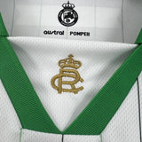 Camisa Real Racing Club de Santander 112 Anos Branca Masculina