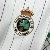 Camisa Real Racing Club de Santander 112 Anos Branca Masculina