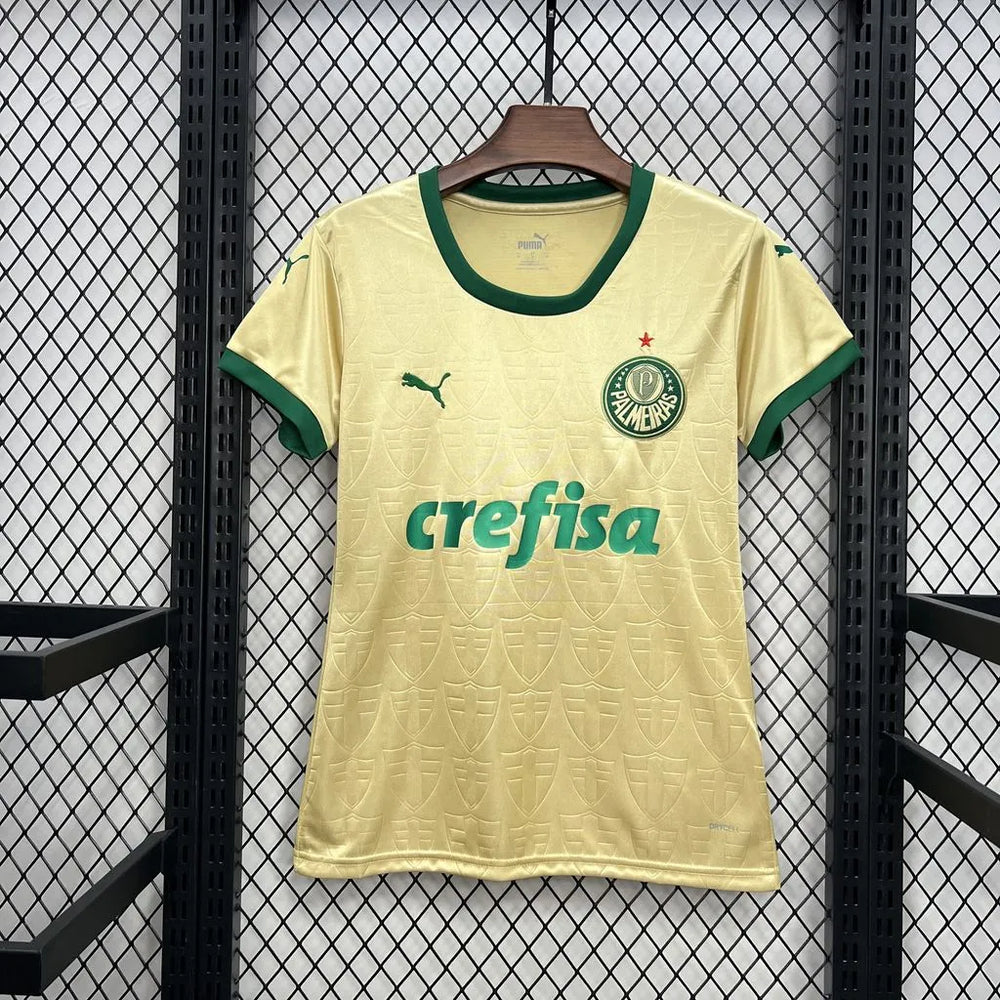 Camisa Palmeiras III 24/25 Dourada Feminina Puma