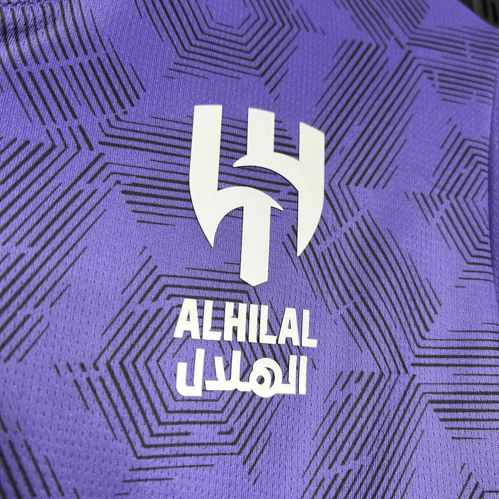 Camisa Al Hilal III 24/25 Violeta Masculina Puma