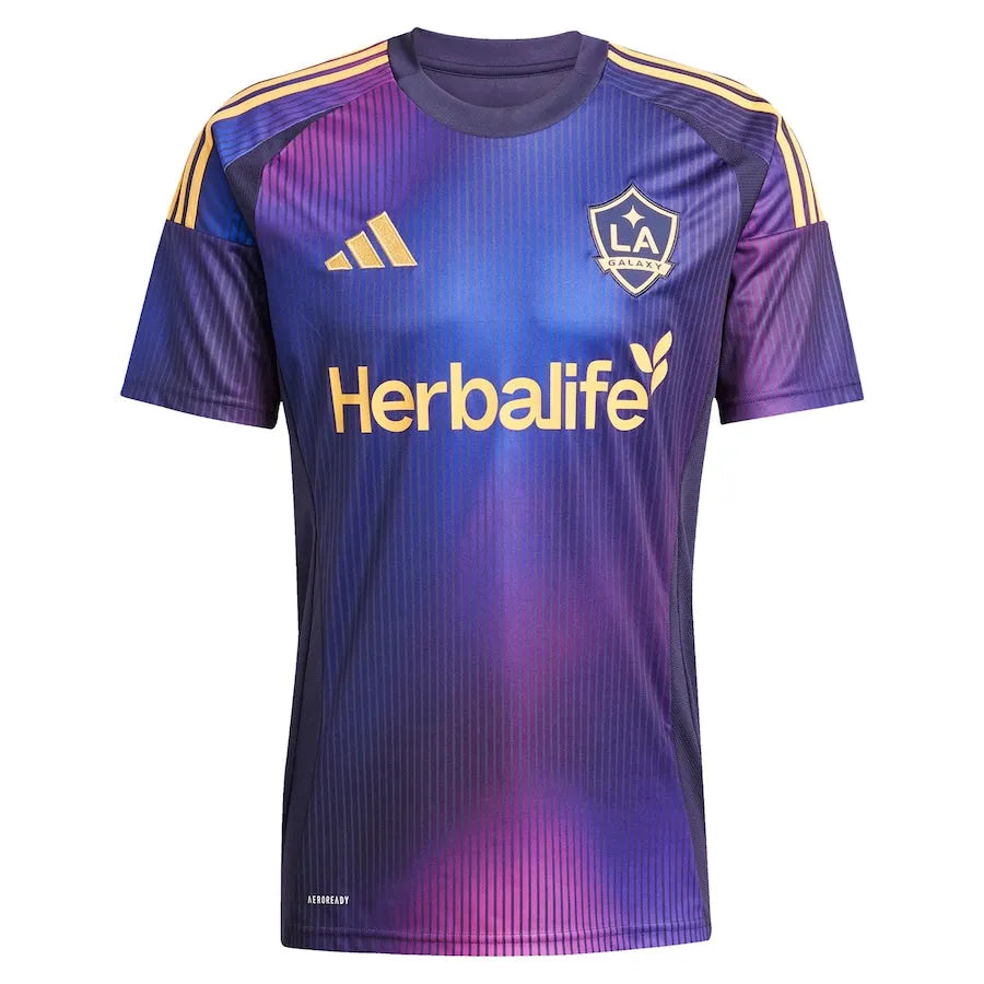 Camisa LA Galaxy Rizon Roxa Masculina Puma