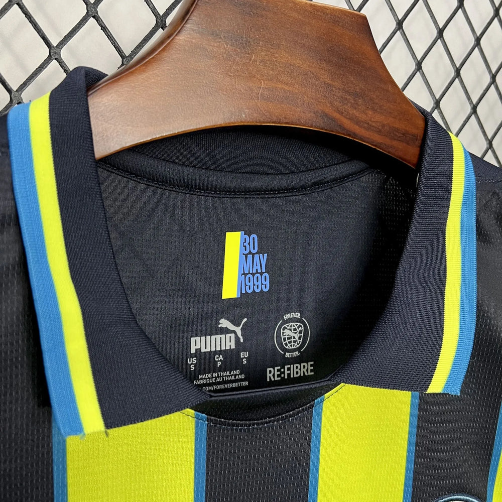 Camisa Manchester City II 24/25 Verde e Preta Masculina Puma