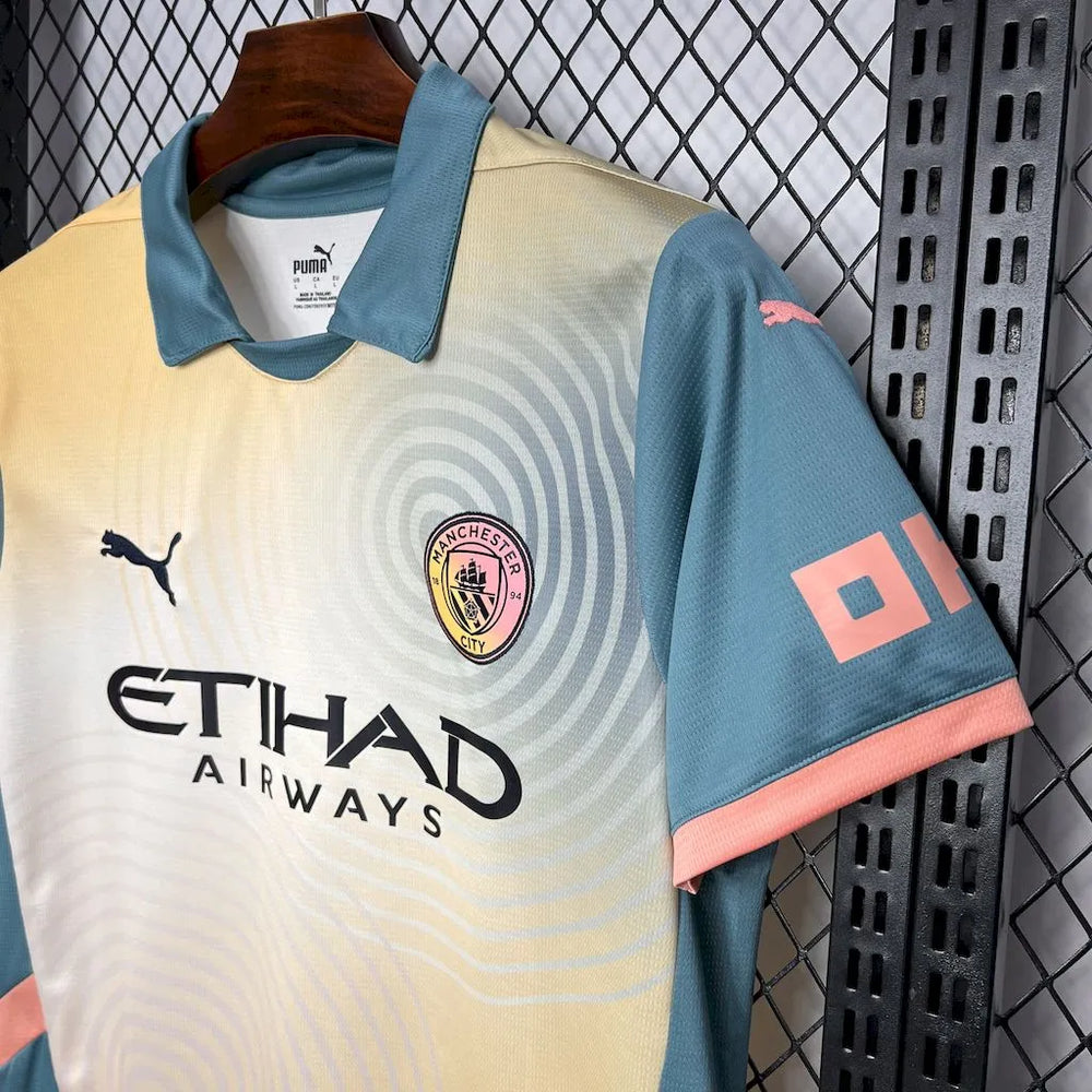 Camisa Manchester City IV 24/25 Definitely City Amarela Masculina Puma