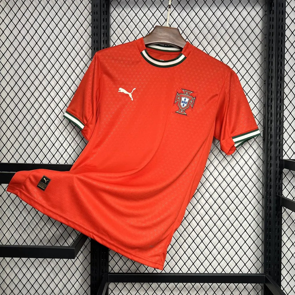 Camisa Seleção Portugal I 25/26 Vermelha Masculina Puma