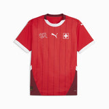 Camisa Seleção Suíça I Eurocopa 2024 Vermelha Masculina