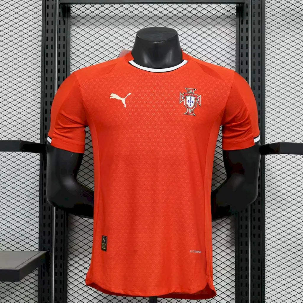 Camisa Seleção Portugal I 25/26 Vermelha Masculina (Versão Jogador)