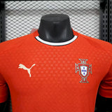 Camisa Seleção Portugal I 25/26 Vermelha Masculina (Versão Jogador)