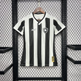 Camisa Botafogo I 24/25 Preta e Branca Feminina