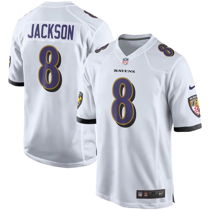Camisa NFL Baltimore Ravens Game Jersey Branca Masculina