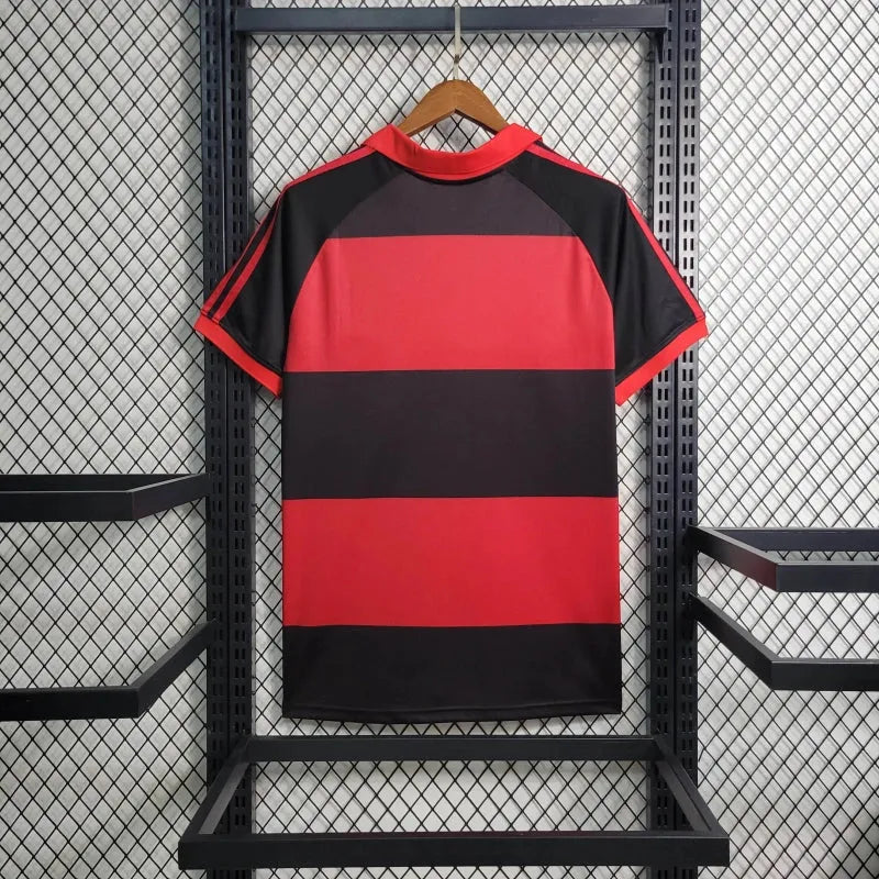 Camisa Flamengo I 1987 Retrô Vermelha e Preta Masculina Umbro