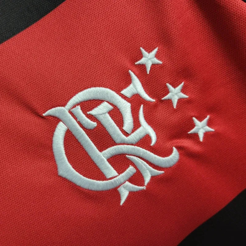 Camisa Flamengo I 1987 Retrô Vermelha e Preta Masculina Umbro