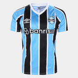 Camisa Grêmio I 24/25 Azul e Preta Masculina - DS Sports - Artigos Esportivos