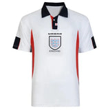 Camisa Seleção Inglaterra I 1998 Retrô Branca Masculina
